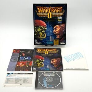 Warcraft II Tides of Darkness PC Big Box Vintage 1995 Blizzard Entertainment